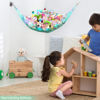 Picture of Basumee Stuffed Animals Net or Hammock with LED Light Hanging Toy Net Hammock for Stuffed Animals Storage Stuff Animals Hammocks for Nursery Kids Room with Remote Control, 8 Kinds of Lights(Pack of 1)