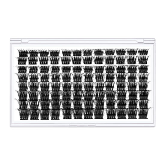 Picture of Lash Clusters,96 Pcs Cluster Lashes D Curl 10-18MIX DIY Lash Extensions Eyelash Clusters,KEYYOU Volume Wispy Individual Lashes Soft&Comfortable Easy DIY at Home(Y30,D-10-18MIX)