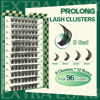 Picture of Lash Clusters 96pcs Individual Lashes D Curl 18-24mm Eyelash Clusters KEYYOU Volume Wispy Lash Extension Soft&Comfortable Easy DIY at Home(Y01 D-18-24MIX)
