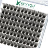Picture of Lash Clusters,96 Pcs Cluster Lashes D Curl 14mm DIY Lash Extensions Eyelash Clusters,KEYYOU Volume Wispy Individual Lashes Soft&Comfortable Easy DIY at Home(Y03,D-14mm)