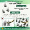 Picture of Lash Clusters 96pcs Individual Lashes D Curl 14mm Eyelash Clusters KEYYOU Volume Wispy Lash Extension Soft&Comfortable Easy DIY at Home(Y15,D-14mm)