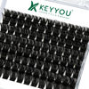 Picture of Lash Clusters,96 Pcs Cluster Lashes D Curl 10-18MIX DIY Lash Extensions Eyelash Clusters,KEYYOU Volume Wispy Individual Lashes Soft&Comfortable Easy DIY at Home(Y02,D-10-18MIX)