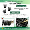 Picture of Lash Clusters 96pcs Individual Lashes D Curl 14mm Eyelash Clusters KEYYOU Volume Wispy Lash Extension Soft&Comfortable Easy DIY at Home(Y01 D-14mm)