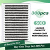 Picture of Lash Clusters 300pcs Individual Lashes 50D 0.07D Curl 11mm DIY Eyelash Extension KEYYOU Large Tray Volume Soft&Natural Cluster Lashes(50D-0.07D,11）