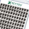Picture of Lash Clusters,96 Pcs Cluster Lashes D Curl 12mm DIY Lash Extensions Eyelash Clusters,KEYYOU Volume Wispy Individual Lashes Soft&Comfortable Easy DIY at Home(Y06,D-12mm)