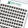 Picture of Lash Clusters,96 Pcs Cluster Lashes D Curl 10mm DIY Lash Extensions Eyelash Clusters,KEYYOU Volume Wispy Individual Lashes Soft&Comfortable Easy DIY at Home(Y06,D-10mm)