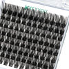 Picture of Lash Clusters,96 Pcs Cluster Lashes C Curl 18mm DIY Lash Extensions Eyelash Clusters,KEYYOU Volume Wispy Individual Lashes Soft&Comfortable Easy DIY at Home(Y01,C-18mm)