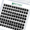 Picture of Lash Clusters 96 Pcs Cluster Lashes D Curl 10mm DIY Lash Extensions Eyelash Clusters KEYYOU Volume Wispy Individual Lashes Soft&Comfortable Easy DIY at Home(Y04,D-10mm)