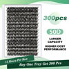 Picture of Lash Clusters 300Pcs Individual Lashes 50D 0.07D Curl 16mm Lash Extensions Clusters Lashes Soft&Natural False Eyelashes Individual DIY Eyelash Extension at Home(50D-0.07D,16mm)