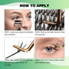 Picture of Lash Clusters 300Pcs Individual Lashes 50D 0.07D Curl 16mm Lash Extensions Clusters Lashes Soft&Natural False Eyelashes Individual DIY Eyelash Extension at Home(50D-0.07D,16mm)
