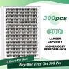 Picture of Lash Clusters 300pcs Individual Lashes 30D 0.07D Curl 14mm DIY Eyelash Extension KEYYOU Large Tray Volume Soft&Natural Eyelash Clusters(30D-0.07D,14）