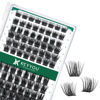Picture of Lash Clusters,96 Pcs Cluster Lashes D Curl 18mm DIY Lash Extensions Eyelash Clusters,KEYYOU Volume Wispy Individual Lashes Soft&Comfortable Easy DIY at Home(Y06,D-18mm)