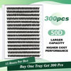Picture of Lash Clusters 300pcs Eyelash Clusters 50D 0.07D Curl 10mm DIY Eyelash Extension KEYYOU Large Tray Volume Soft&Natural Individual Lashes(50D-0.07D,10)