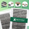 Picture of Lash Clusters 300Pcs Individual Lashes 50D 0.07D Curl 9-18MMIX Lash Extensions Clusters Lashes Soft&Natural False Eyelashes Individual DIY Eyelash Extension at Home(50D-0.07D,9-18MIX)