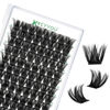 Picture of Lash Clusters 96pcs Individual Lashes D Curl 16mm Eyelash Clusters KEYYOU Volume Wispy Lash Extension Soft&Comfortable Easy DIY at Home(Y02 D-16mm)