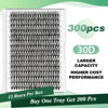 Picture of Lash Clusters 300Pcs Individual Lashes 30D 0.07D Curl 18mm Lash Extensions Clusters Lashes Soft&Natural False Eyelashes Individual DIY Eyelash Extension at Home(30D-0.07D,18mm)