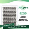 Picture of Lash Clusters 300Pcs Individual Lashes 30D 0.07D Curl 9-18MIX Lash Extensions Clusters Lashes Soft&Natural False Eyelashes Individual DIY Eyelash Extension at Home(30D-0.07D,9-18MIX)
