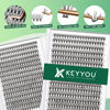 Picture of Lash Clusters 300Pcs Individual Lashes 20D 0.07C Curl 9-18MIX Lash Extensions Clusters Lashes Soft&Natural False Eyelashes Individual DIY Eyelash Extension at Home(20D-0.07C,9-18MIX)