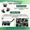 Picture of Lash Clusters 96pcs Individual Lashes D Curl 12mm Eyelash Clusters KEYYOU Volume Wispy Lash Extension Soft&Comfortable Easy DIY at Home(Y02 D-12mm)