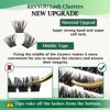 Picture of Lash Clusters,96 Pcs Cluster Lashes D Curl 14mm DIY Lash Extensions Eyelash Clusters,KEYYOU Volume Wispy Individual Lashes Soft&Comfortable Easy DIY at Home(Y06,D-14mm)