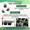 Picture of Lash Clusters 96pcs Individual Lashes D Curl 12mm Cluster Lashes KEYYOU Volume Wispy Lash Extension Soft&Comfortable Easy DIY at Home(Y12 D-12mm)