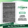 Picture of Lash Clusters 300pcs Individual Lashes 40D 0.07D Curl 14mm DIY Eyelash Extension KEYYOU Large Tray Volume Soft&Natural Eyelash Clusters(40D-0.07D,14）