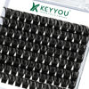 Picture of Lash Clusters,96 Pcs Cluster Lashes D Curl 18mm DIY Lash Extensions Eyelash Clusters,KEYYOU Volume Wispy Individual Lashes Soft&Comfortable Easy DIY at Home(Y02,D-18mm)