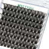 Picture of Lash Clusters,96 Pcs Cluster Lashes D Curl 18mm DIY Lash Extensions Eyelash Clusters,KEYYOU Volume Wispy Individual Lashes Soft&Comfortable Easy DIY at Home(Y03,D-18mm)
