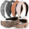 Picture of DiyJibb Headbands for Women Girls - 6PCS Stylish Top Knotted Headbands - Knotted Headband For Women - Head Bands Wide Hairband Hair Accessories