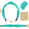 Picture of DiyJibb Headbands for Women Girls - 6PCS Stylish Top Knotted Headbands - Knotted Headband For Women - Head Bands Wide Hairband Hair Accessories