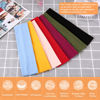 Picture of Headbands for Women Non Slip - 7PCS Fashion Sports Hair Bands for Women's Hair, Soft Cotton Cloth Stretchy Headbands for Women for Workout Yoga Running