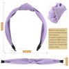 Picture of DiyJibb Headbands for Women Girls - 6PCS Stylish Top Knotted Headbands - Knotted Headband For Women - Head Bands Wide Hairband Hair Accessories