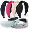 Picture of DiyJibb Headbands for Women Girls - 6PCS Stylish Top Knotted Headbands - Knotted Headband For Women - Head Bands Wide Hairband Hair Accessories