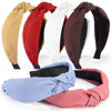 Picture of DiyJibb Headbands for Women Girls - 6PCS Stylish Top Knotted Headbands - Knotted Headband For Women - Head Bands Wide Hairband Hair Accessories