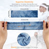 Picture of Headbands for Women Non Slip - 7PCS Fashion Sports Hair Bands for Women's Hair, Soft Cotton Cloth Stretchy Headbands for Women for Workout Yoga Running