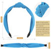 Picture of DiyJibb Headbands for Women Girls - 6PCS Stylish Top Knotted Headbands - Knotted Headband For Women - Head Bands Wide Hairband Hair Accessories