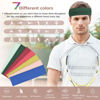 Picture of Headbands for Women Non Slip - 7PCS Fashion Sports Hair Bands for Women's Hair, Soft Cotton Cloth Stretchy Headbands for Women for Workout Yoga Running