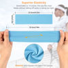 Picture of DiyJibb Headbands for Women Non Slip - 7PCS Fashion Sports Hair Bands for Women's Hair, Soft Cotton Cloth Stretchy Headbands for Women for Workout Yoga Running