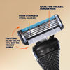 Picture of Dollar Shave Club Starter Set - Diamond Grip Razor Handle, 4 Blade Refills, and Razor Cover - Men's and Women's Precision Shaving Kit