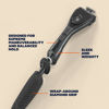 Picture of Dollar Shave Club Starter Set - Diamond Grip Razor Handle, 4 Blade Refills, and Razor Cover - Men's and Women's Precision Shaving Kit