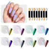 Picture of Beetles Chrome Nail Powder Metallic Mirror Effect, Holographic Aurora Mermaid Pearl Glitter, Chrome Powder for Gel Nails Manicure Nail Art Decoration 8 Colors 0.5g/Jar