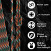 Picture of TECEUM Paracord Type III 550 Mixed Camo - 50 ft - 4mm - Tactical Rope MIL-SPEC - Outdoor para Cord - Camping Hiking Fishing Gear - EDC Parachute Cord - Strong Survival Rope 766