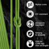 Picture of TECEUM Paracord Type III 550 Fluo Green - 100 ft - 4mm - Tactical Rope MIL-SPEC - Outdoor para Cord - Camping Hiking Fishing Gear - EDC Parachute Cord -Strong Survival Rope 017