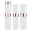 Picture of LISAPACK 8ML Atomizer Perfume Spray Bottle for Travel (3 PCS) Empty Cologne Dispenser, Portable Sprayer (White)