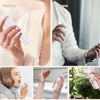 Picture of LISAPACK 8ML Atomizer Perfume Spray Bottle for Travel (3 PCS) Empty Cologne Dispenser, Portable Sprayer (White)