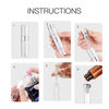 Picture of LISAPACK 8ML Atomizer Perfume Spray Bottle for Travel (3 PCS) Empty Cologne Dispenser, Portable Sprayer (Silver)