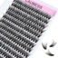 Picture of Eyelash Clusters LAUBESS Cluster Eyelash Extensions 40D Lash Clusters DIY Lash Extension Individual Lashes Natural Cluster Lashes Eyelash Extension at Home (40D-0.07D-12mm)