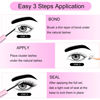 Picture of Lash Bond and Seal Lash Glue for Eyelash Extensions Clear Cluster Lash Glue DIY Lash Extension Glue Individual Lash Glue Long Lasting Eyelash Glue Waterproof Mascara Wand Strong Hold 48-72 Hours.
