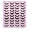 Picture of JIMIRE False Eyelashes Natural Fluffy Wispy Faux Mink Lashes 5D 14mm-18mm 5 Styles Mixed Lashes for Small Eyes Natural Look Fake Eyelashes 20 Pairs Multipack