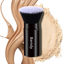 Picture of Makeup Brush Kabuki Face Brushes Retractable Travel Blush Brush Portable Flawless for Foundation, Powder Blush, Bronzer, Buffing, Liquid, Cream, Cruelty Free with Cover(Flat-Head)